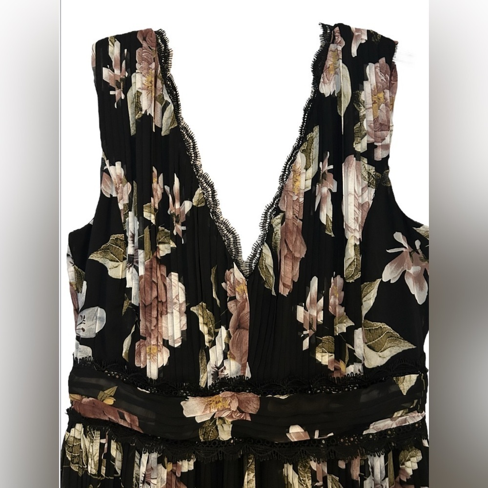 Lulu's We Made it Black Floral Dress - Picture 7 of 9